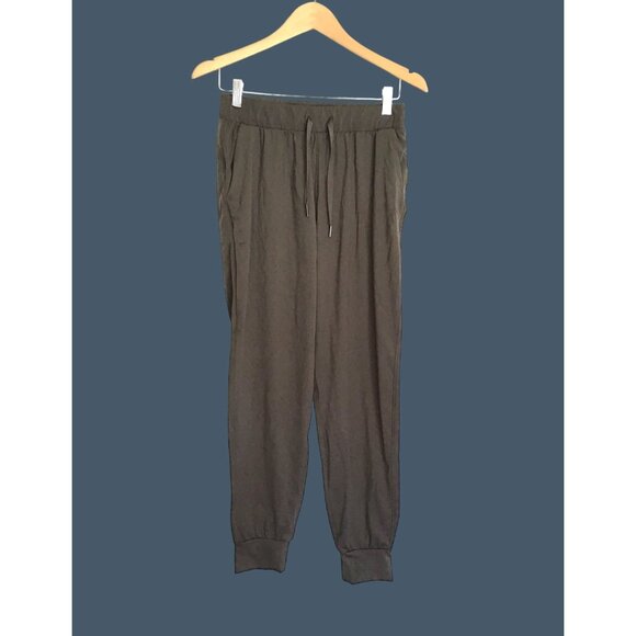 LIBIN - WOMENS GREEN LIGHT WEIGHT PULLOVER ELASTIC WAIST PANTS SIZE MEDIUM - Picture 1 of 8